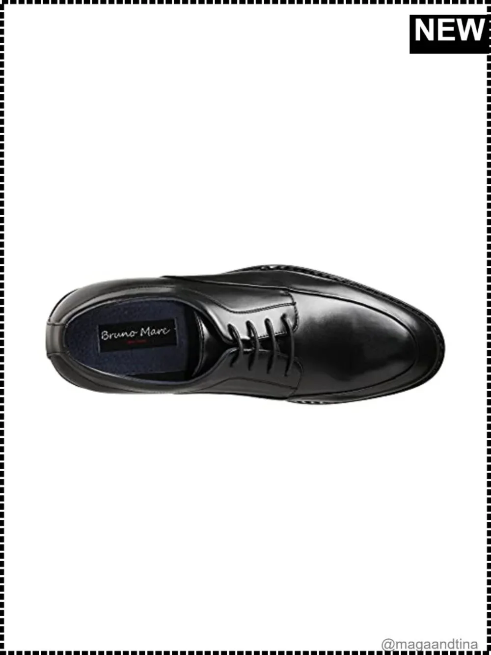 Men's Oxford Dress Shoes Synthetic Leather Lace-Up Formal Business